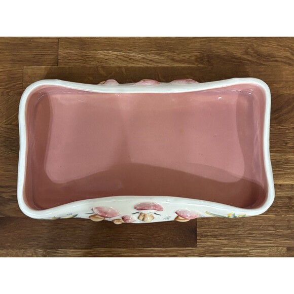 Vintage Antique Vernon Fantasia Walt Disney Mushroom Bowl 1940 Dish Planter Tray - Picture 6 of 14